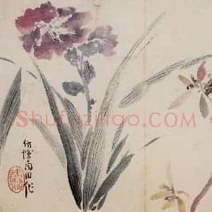 清代 高凤翰《花卉册十开》国画花鸟作品图片赏析