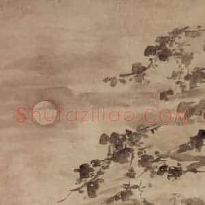 清代 高凤翰《梧桐菊石图》国画花鸟作品图片赏析