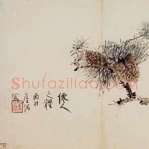 清代 高凤翰《花卉册十开》国画花鸟作品图片赏析