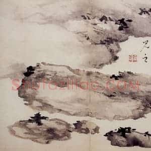 清代 高凤翰《石》国画花鸟作品图片赏析