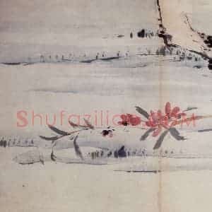 清代 高凤翰《花卉册》国画花鸟作品图片赏析