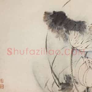 清代 高凤翰《花卉册十开》国画花鸟作品图片赏析