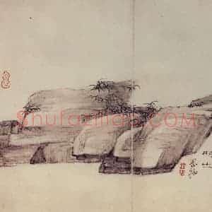 清代 高凤翰《山水册》国画花鸟作品图片赏析