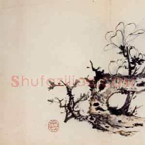清代 高凤翰《花卉册十开》国画花鸟作品图片赏析