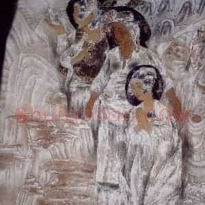 1994年 唐勇力《敦煌之梦》国画人物作品图片赏析