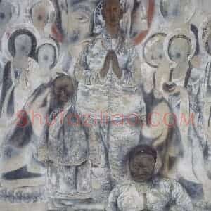 1993年 唐勇力《敦煌之梦》国画人物作品图片赏析