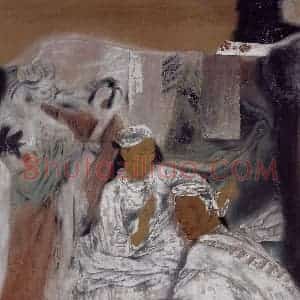1996年 唐勇力《敦煌之梦》国画人物作品图片赏析