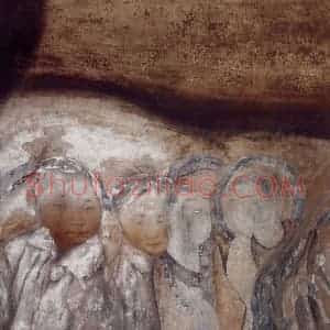 1998年 唐勇力《敦煌之梦》国画人物作品图片赏析