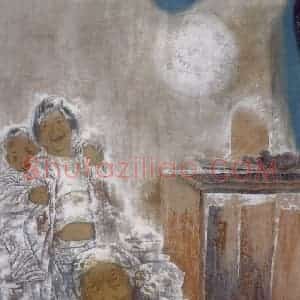 1997年 唐勇力《敦煌之梦》国画人物作品图片赏析