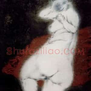 1989年 唐勇力《人体》国画人物作品图片赏析