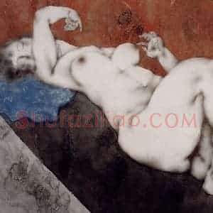 1989年 唐勇力《人体》国画人物作品图片赏析
