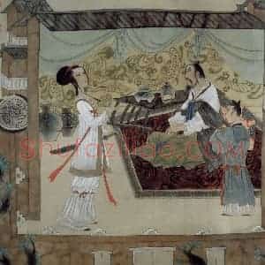 1987年 唐勇力《木兰诗》国画综合作品图片赏析
