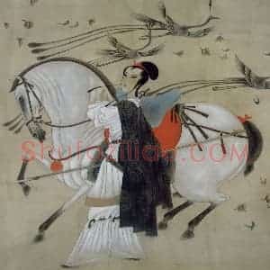 1987年 唐勇力《木兰诗》国画综合作品图片赏析