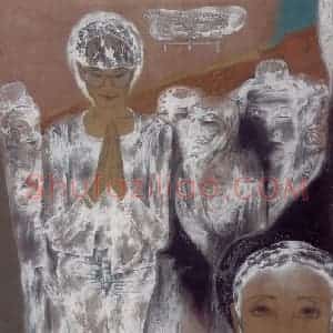 1998年 唐勇力《敦煌之梦》国画人物作品图片赏析