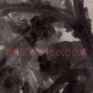 20世纪40年代初 傅抱石《虎溪三笑》国画人物作品图片赏析