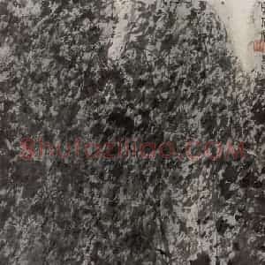 1960年代初 傅抱石《柳荫行舟图》国画山水作品图片赏析
