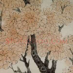 现代 唐云《佛像》国画综合作品图片赏析