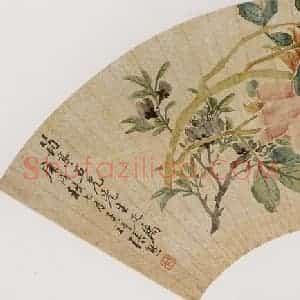 清代 张熊《花卉》国画花鸟作品图片赏析