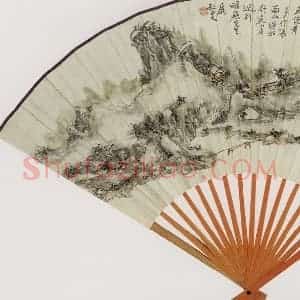 民国 黄质《山水》国画山水作品图片赏析