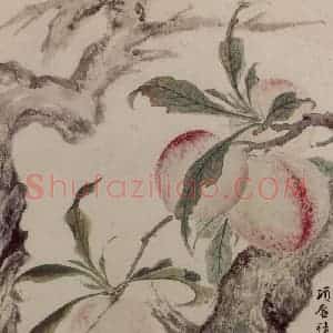 明代 项圣谟《花卉图册》国画花鸟作品图片赏析