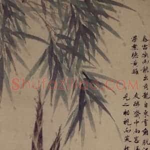 明代 项圣谟《花卉图屏》国画花鸟作品图片赏析