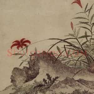 明代 项圣谟《易庵妙绘图册》国画花鸟作品图片赏析