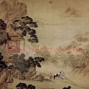 清代 朗世宁《阅骏图》国画综合作品图片赏析