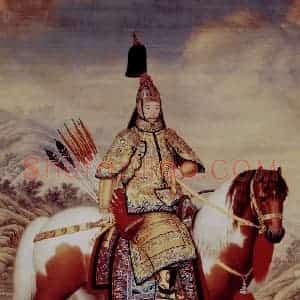 清代 朗世宁《大阅图》国画人物作品图片赏析