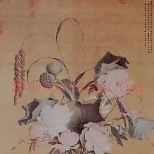 清代 朗世宁《聚瑞图》国画花鸟作品图片赏析