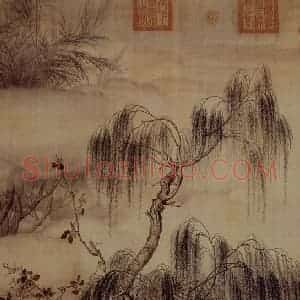 清代 朗世宁《八骏图》国画作品图片赏析
