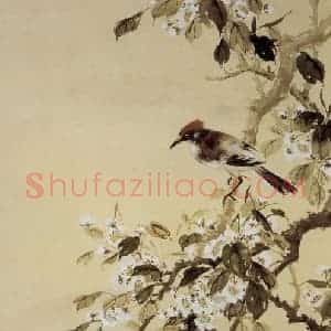 黄幻吾《花鸟图轴》国画花鸟写意作品图片赏析