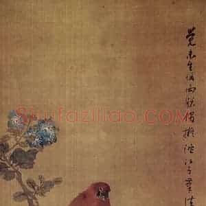 朱偁《花鸟条屏》国画花鸟作品图片赏析