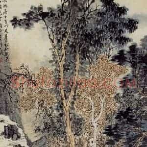 刘子久《山水》国画山水作品图片赏析