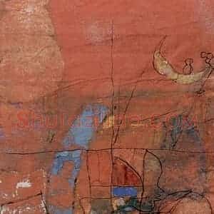 2003年 石虎《原歌》国画人物作品图片赏析