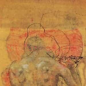 2004年 石虎《果衣图》国画人物作品图片赏析