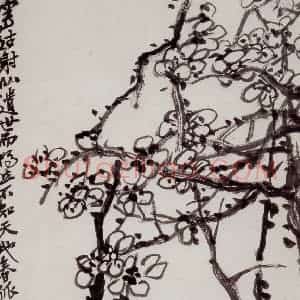 民国 吴昌硕《十二洞天册》国画花鸟作品图片赏析