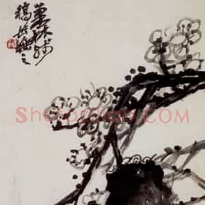 民国 吴昌硕《十二洞天册》国画花鸟作品图片赏析