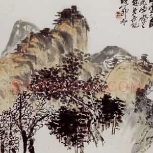 民国 吴昌硕《汗漫境心册》国画花鸟作品图片赏析