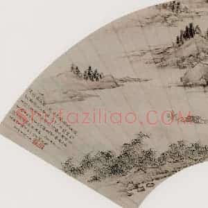 清代 张宗苍《秋江钓月图》国画综合作品图片赏析