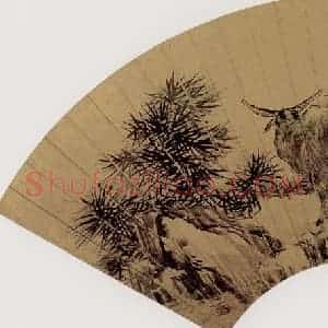清代 王礼《牧牛图》国画综合作品图片赏析