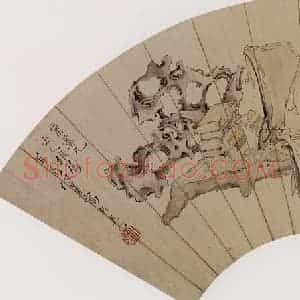清代 任熏《人物图》国画人物作品图片赏析