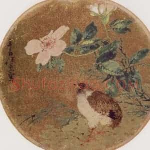 清代 任熏《花鸟图》国画花鸟作品图片赏析