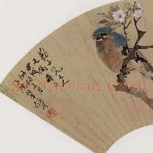 清代 任颐《花鸟图》国画花鸟作品图片赏析