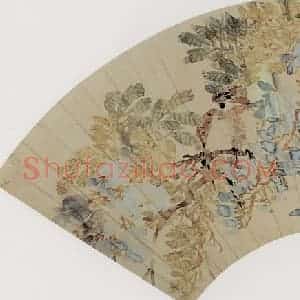 清代 倪田《花鸟图》国画花鸟作品图片赏析