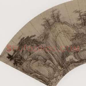 清代 高岑《山楼登眺图》国画山水作品图片赏析