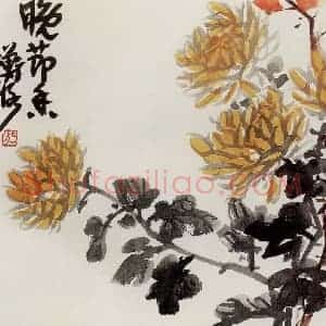 无纪年 陈师曾《花卉册页》国画花鸟作品图片赏析