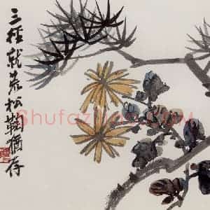 无纪年 陈师曾《花卉册页》国画花鸟作品图片赏析