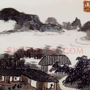 无纪年 陈师曾《花卉山水册页》国画综合作品图片赏析