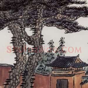 无纪年 陈师曾《花卉山水册页》国画综合作品图片赏析
