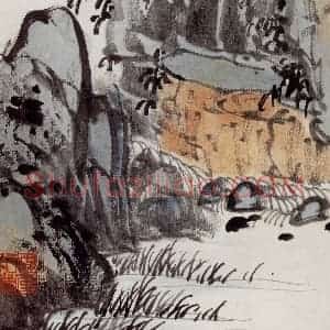 无纪年 陈师曾《山水诗画册页》国画山水作品图片赏析